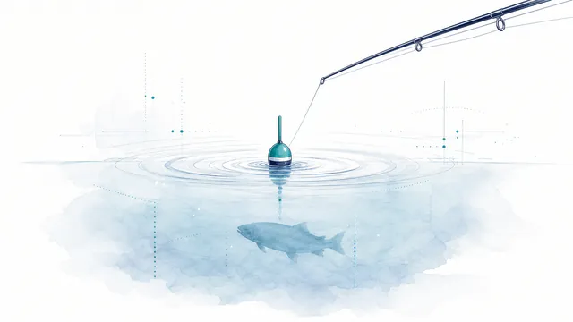 Original fishing gear field-guide illustration